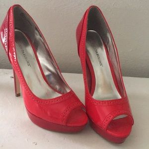 Red just fabulous shoes